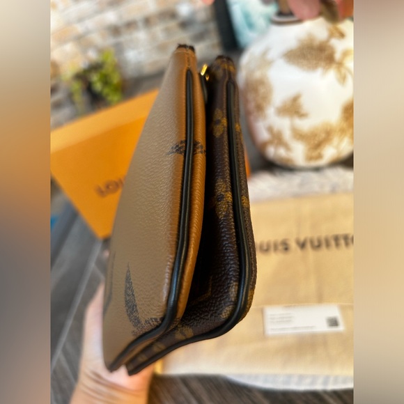 Monogram Giant Double Zip Pochette #3 - Picture 6 of 16